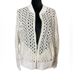 Boutique Eyelet Lace Jacket